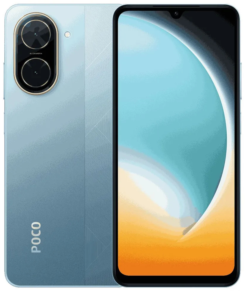 Смартфон POCO C71 3/64 ГБ синий