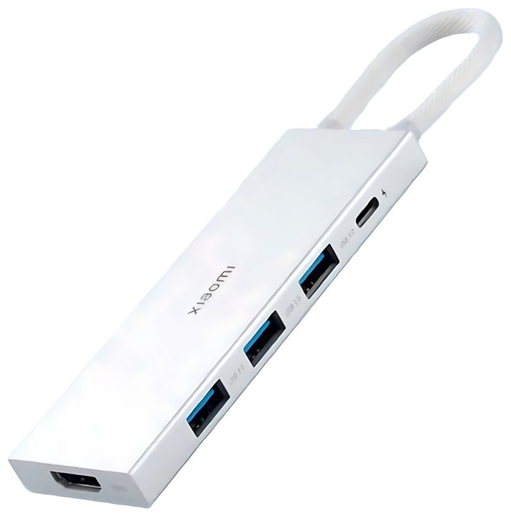 USB-разветвитель Xiaomi 5-in-1 Type-C Hub BHR8804GL